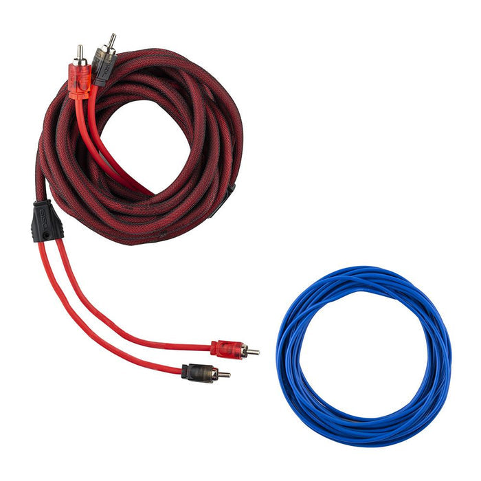DS18 Amp Kit 0 - 17 ft. twisted RCA cables and speaker wire for clear signal transmission
