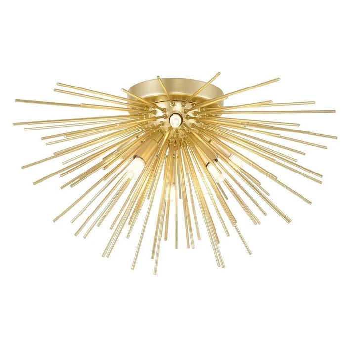 Flush-mount ceiling light, by CWI, for hallway, bedroom, or entryway
