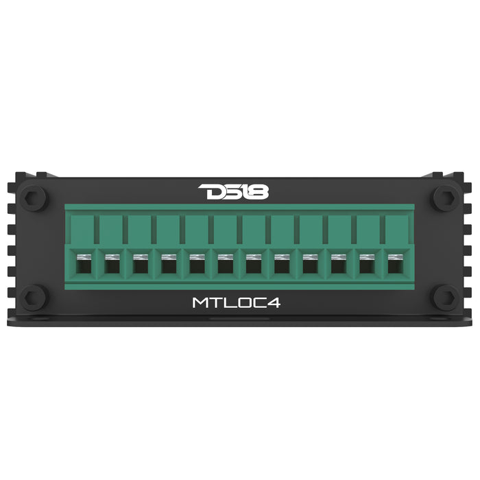 4-Channel High-to-Low Level Line Output Converter with Remote Turn-On