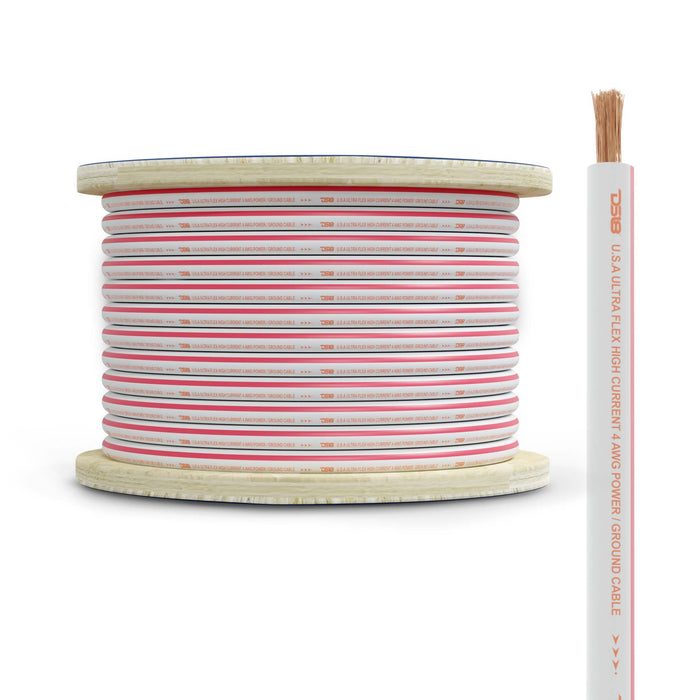 DS18 HYDRO Marine Tinned Grade OFC Power Wire 4-GA 50 Feet