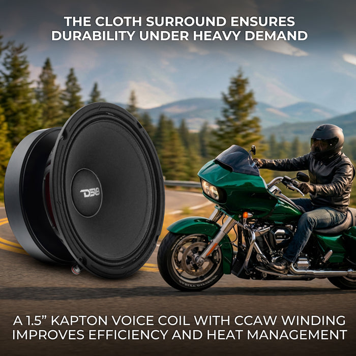 6.5” High-Sensitivity Midrange Loudspeaker with Ferrite Magnet | 250W RMS 4-Ohm