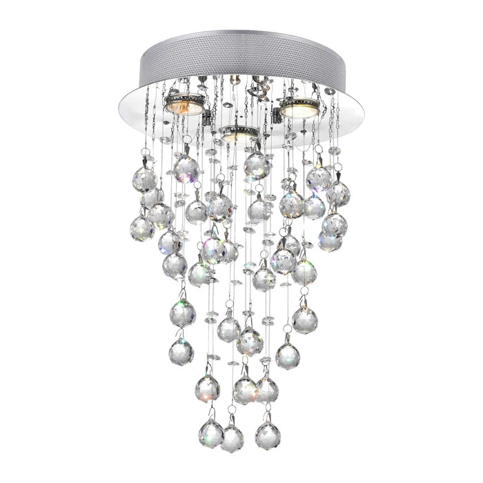 Flush-mount ceiling light, by CWI, for hallway, bedroom, or entryway