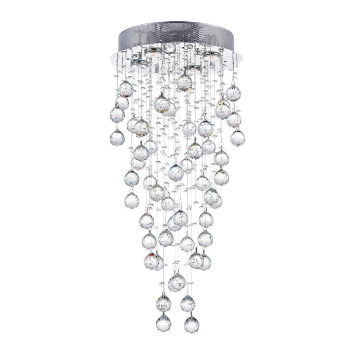 Flush-mount ceiling light, by CWI, for hallway, bedroom, or entryway