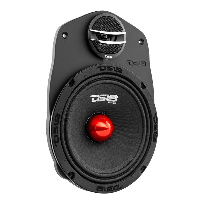 6x9 Speaker Adapter Plate | Converts Factory 6x9 Opening to 6.5 Inch Speaker + 1.38 Inch Tweeter