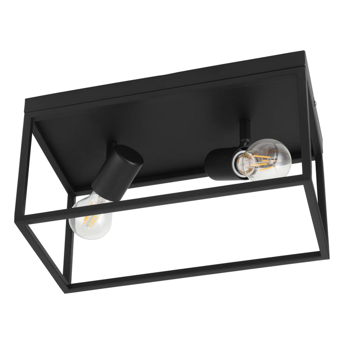 Flush-mount ceiling light, by EGLO, for hallway, bedroom, or entryway
