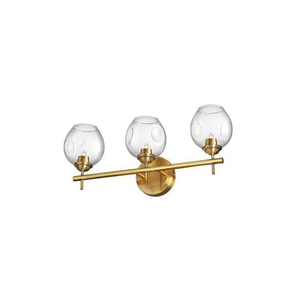 Vintage bronze vanity light, by Dainolite, for bathroom
