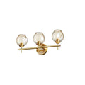 Vintage bronze vanity light, by Dainolite, for bathroom