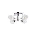 Semi-flush mount ceiling light, by Dainolite, for hallway, bedroom, or entryway
