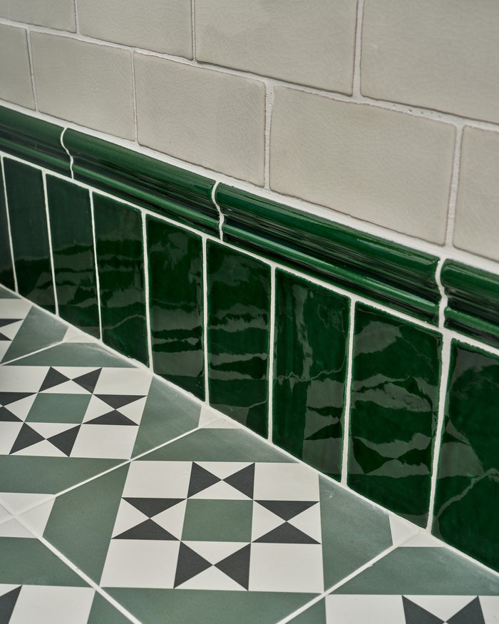 Architectural Mouldings Dado Ceramic Olive Green