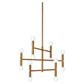 Vintage bronze chandelier, by Dainolite