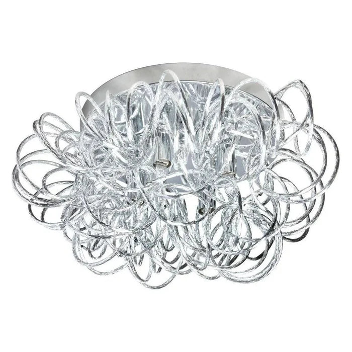 Flush-mount ceiling light, by Dainolite, for hallway, bedroom, or entryway