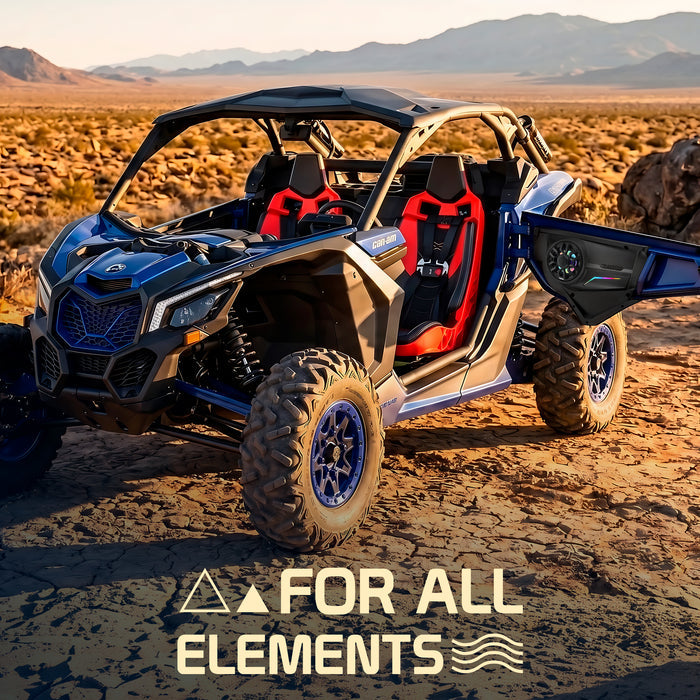 Can-Am Maverick X3 Door Speaker Panels with Digital LED Lighting
