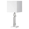 Polished chrome light fixture, by Dainolite