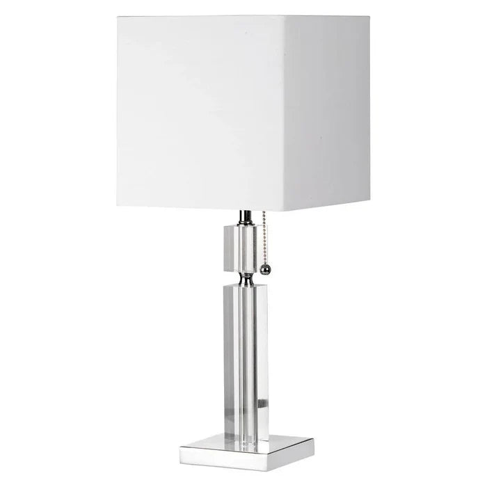 Polished chrome light fixture, by Dainolite