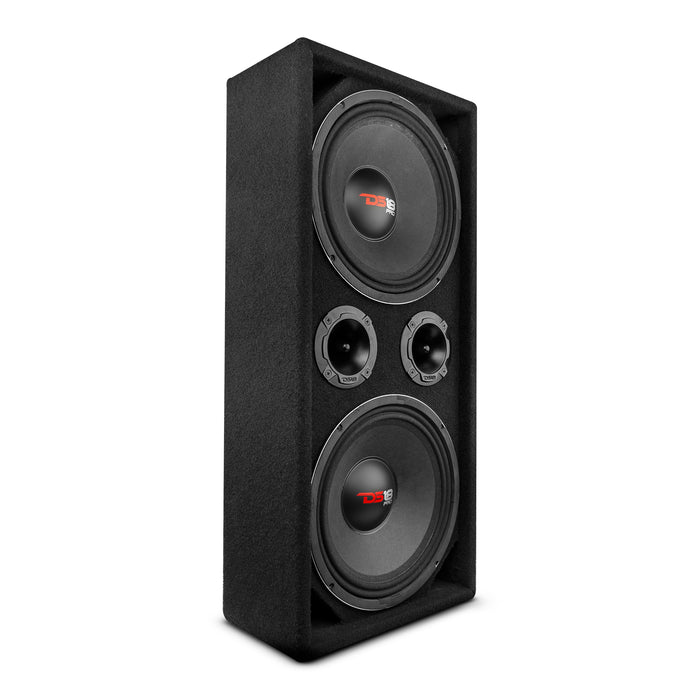 Dual 10" Loaded Ported Voceteo box ( 2 x PRO-X10M and 2 x PRO-TWX2)