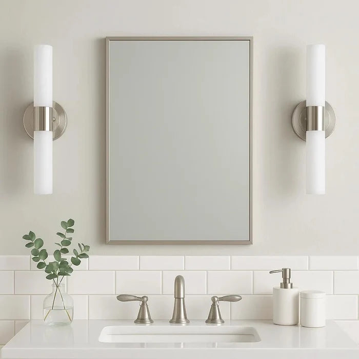 Bath bar, by ET2, for bathroom, angled view