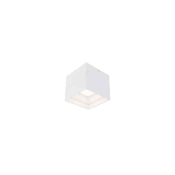White finish ceiling light, by Modern Forms, for hallway, bedroom, or entryway