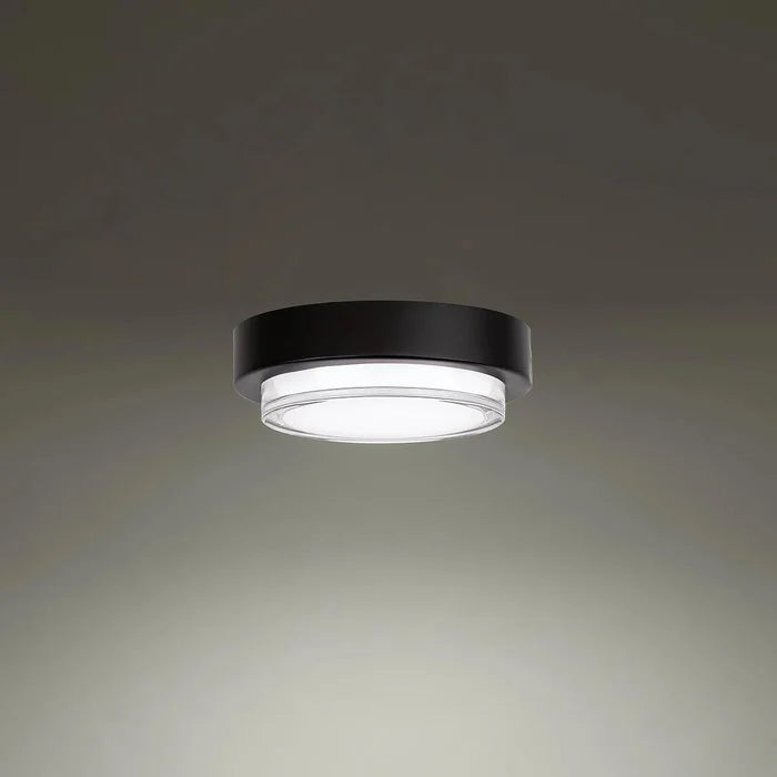 Black finish ceiling light, by Modern Forms, for hallway, bedroom, or entryway