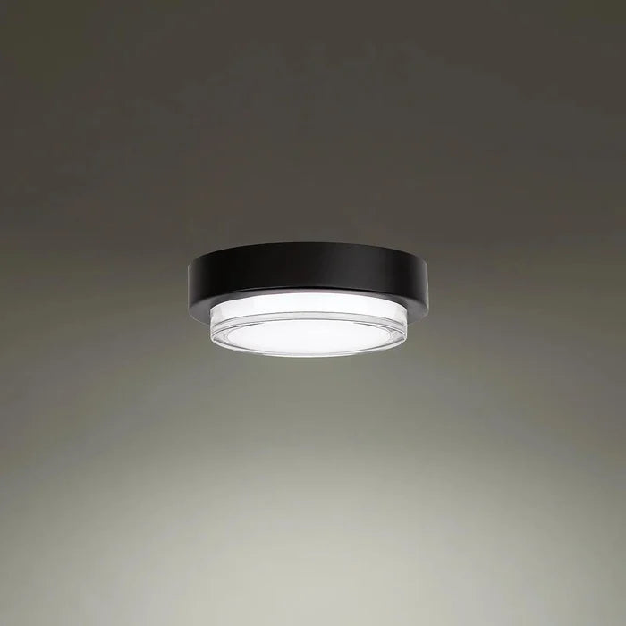 Black finish ceiling light, by Modern Forms, for hallway, bedroom, or entryway
