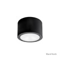 Black finish ceiling light, by Modern Forms, for hallway, bedroom, or entryway