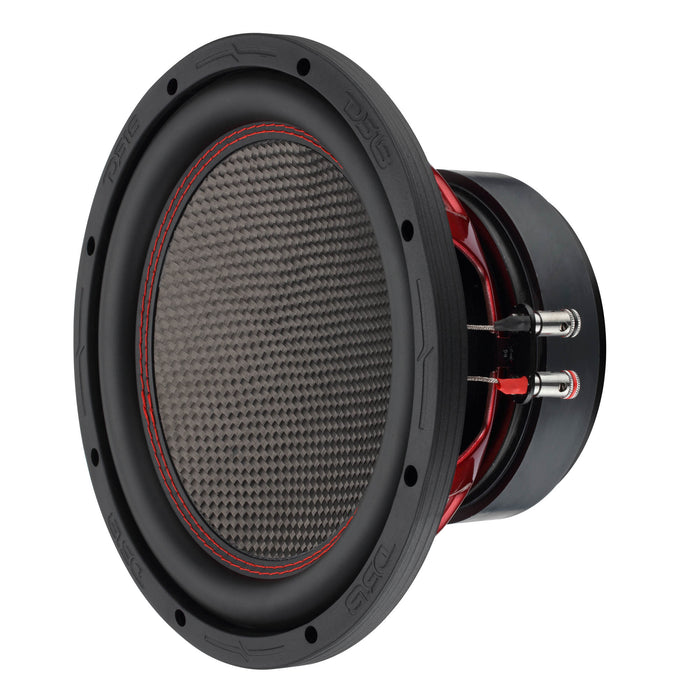 GEN-X 10" Subwoofer with Carbon Fiber Dust Cap | 600W RMS Dual 4-Ohm Voice Coils