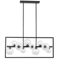 Black island pendant, by Dainolite, for kitchen island or dining