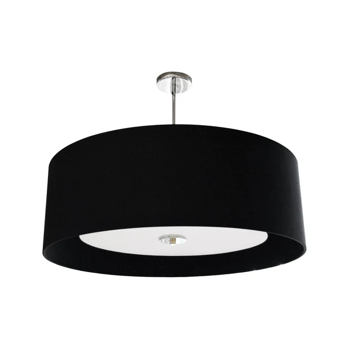 Black pendant light, by Dainolite, for kitchen island or dining