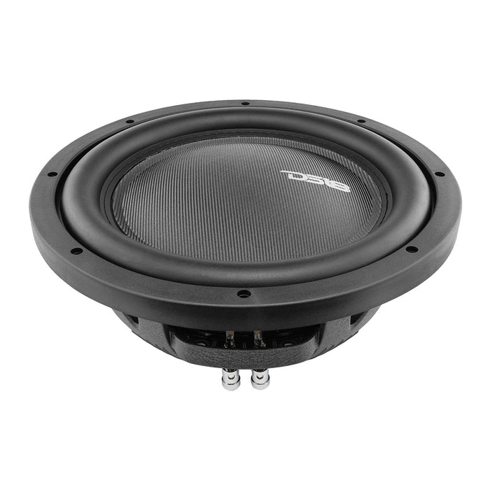 DS18 IXS Shallow 12" Subwoofer 1600 Watts SVC 4-Ohms audio subwoofers.