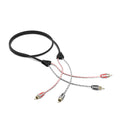 DS18 HQRCA-3FT Dual Twist RCA Cable - 3 Ft Long