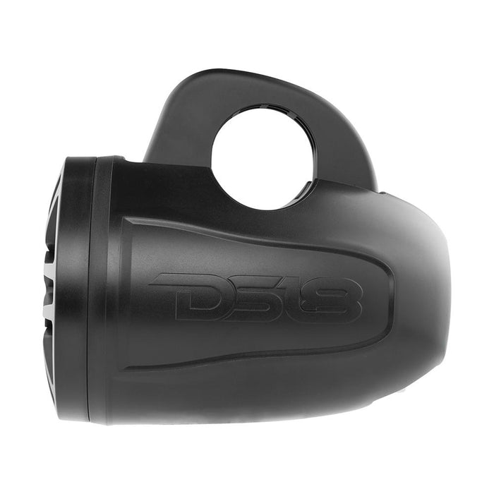 DS18 HYDRO 4" Marine Towers 150 Watts Black (Pair) boat tower speakers bar. loudest marine speakers. Compatible with golf cart audio, golf cart audio systems, golf cart audio system, golf cart audio options, best golf cart audio system, golf cart audio console.