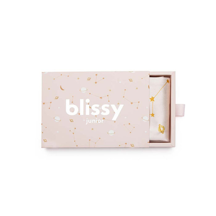 Pink Galaxy Pillowcase Close-Up – Blissy 22 Momme Silk