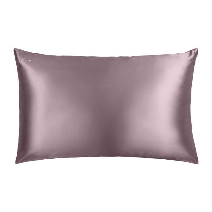 Blissy Plum Silk Pillowcase Detail – Standard