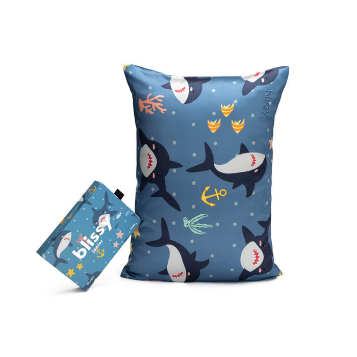 Blissy Shark Silk Pillowcase Detail –