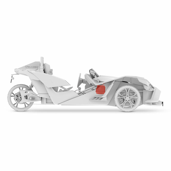 Polaris Slingshot Under Dash Empty Enclosure fits 2 x 6.5" Subwoofers | 2020 - Current