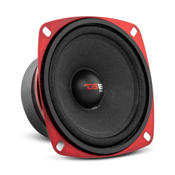 DS18 PRO-X4M – 4” Mid-range Loudspeaker – 100 Watts RMS 200 Watts MAX, 8-Ohms