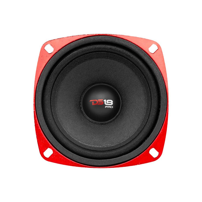 DS18 PRO-X4M – 4” Mid-range Loudspeaker – 100 Watts RMS 200 Watts MAX, 8-Ohms