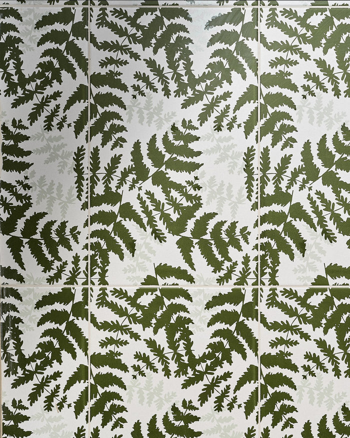 Silk Screen Ceramic Fernery