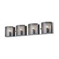 Chrome finish vanity light, by Maple, for bathroom