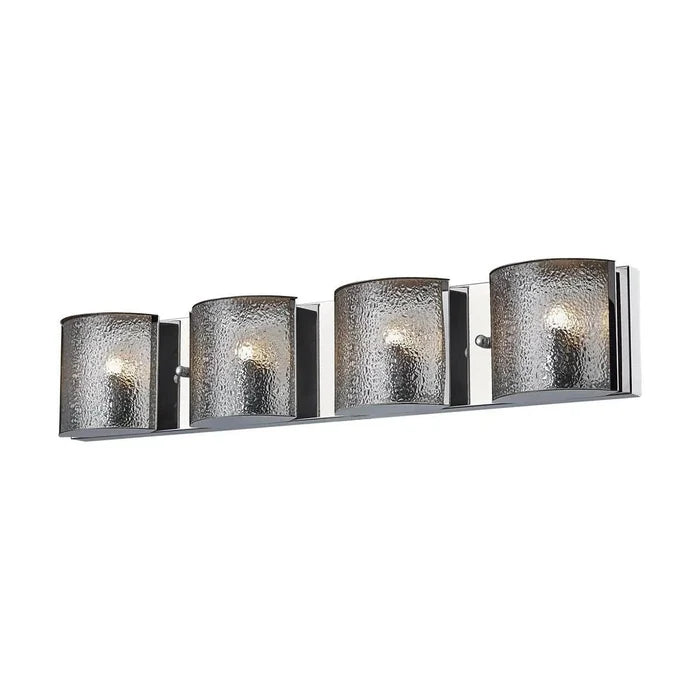 Chrome finish vanity light, by Maple, for bathroom