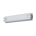 Chrome with milk white glass bath bar, by Maple, for bathroom