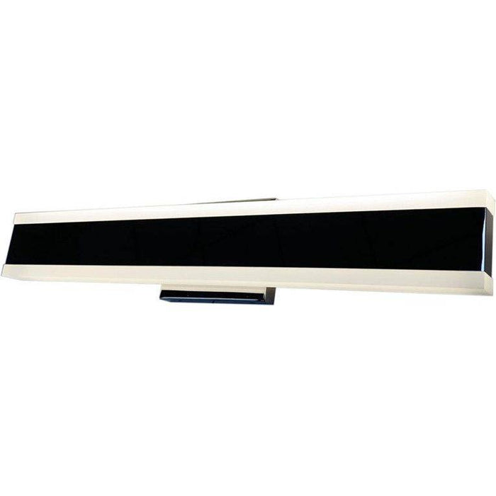 Chrome vanity light, by Maple, for bathroom