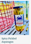 Spicy pickled asparagus