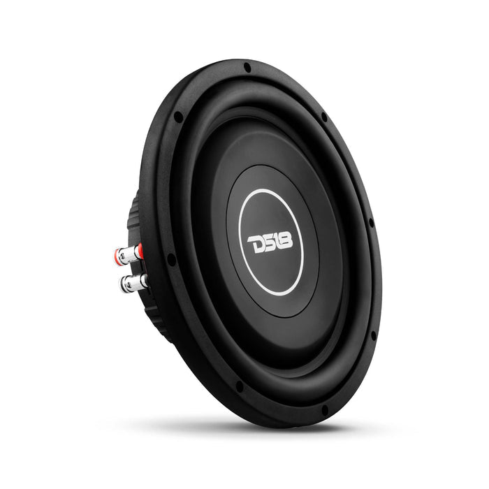 DS18 SRW Shallow 10" Subwoofer 400 Watts SVC 4-Ohms audio subwoofers