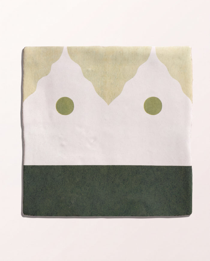 STUDIO Minaret Green Dot Ceramic