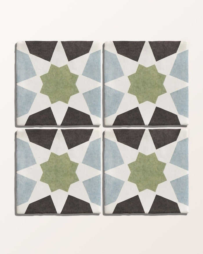 STUDIO Souk Green Star Ceramic