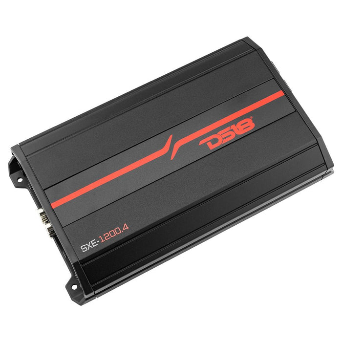 SXE Class A/B 4-Channel Full-Range Amplifier 4 x 60 RMS @ 4-Ohm 1200 Watts