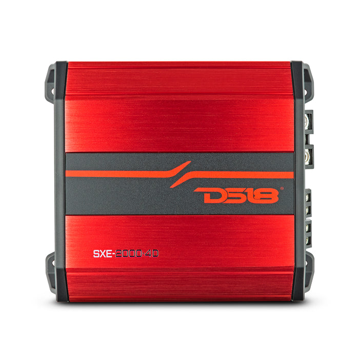 SXE Class D 4-Channel Amplifier 4 x 100 Watts Rms @ 4-ohm 2000 Watts