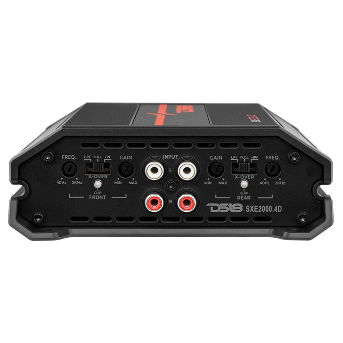 SXE Class D 4-Channel Amplifier 4 x 100 Watts RMS @ 4-Ohm 2000 Watts