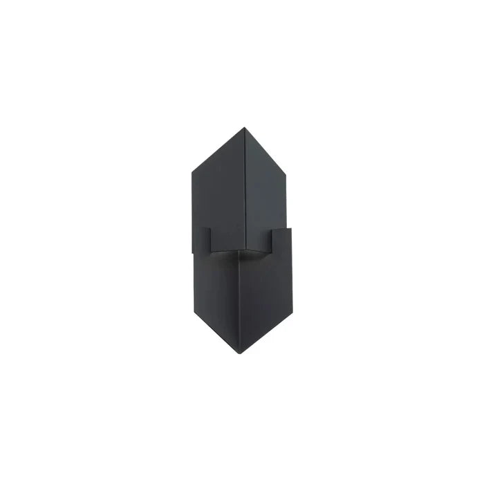 Black finish wall sconce, by Modern Forms, for hallway or living room
