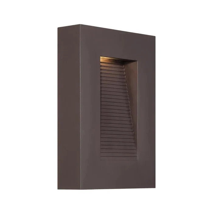 Bronze finish wall sconce, by Modern Forms, for hallway or living room